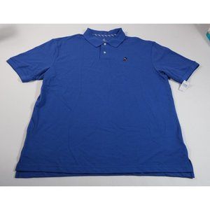 Disney Parks Mens Blue Chest Mickey Collar Polo Shirt Sz XL
